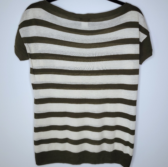 2/$30 🌻 | J. Crew | Striped Silk/Linen Top - Picture 6 of 11